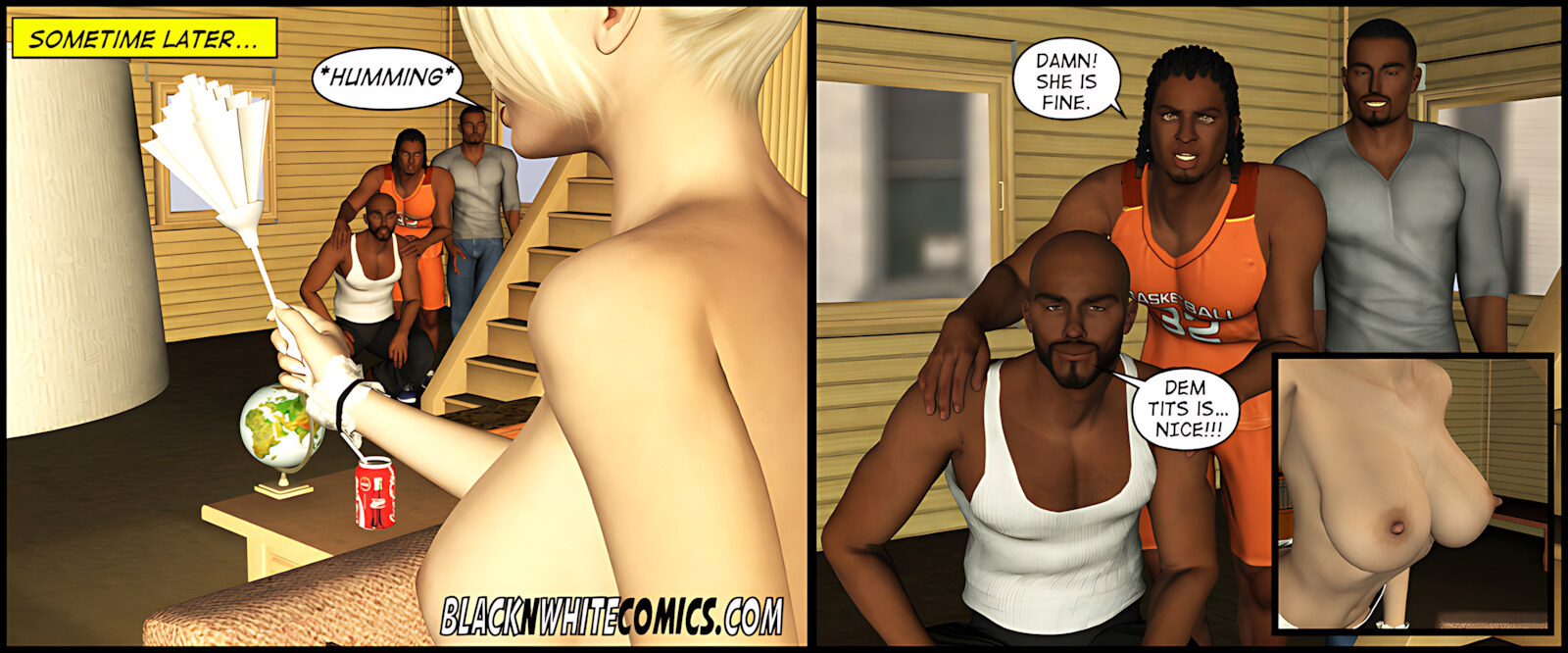 Maid Service [BlackonWhite3D], Maid Service, page 17 of 49