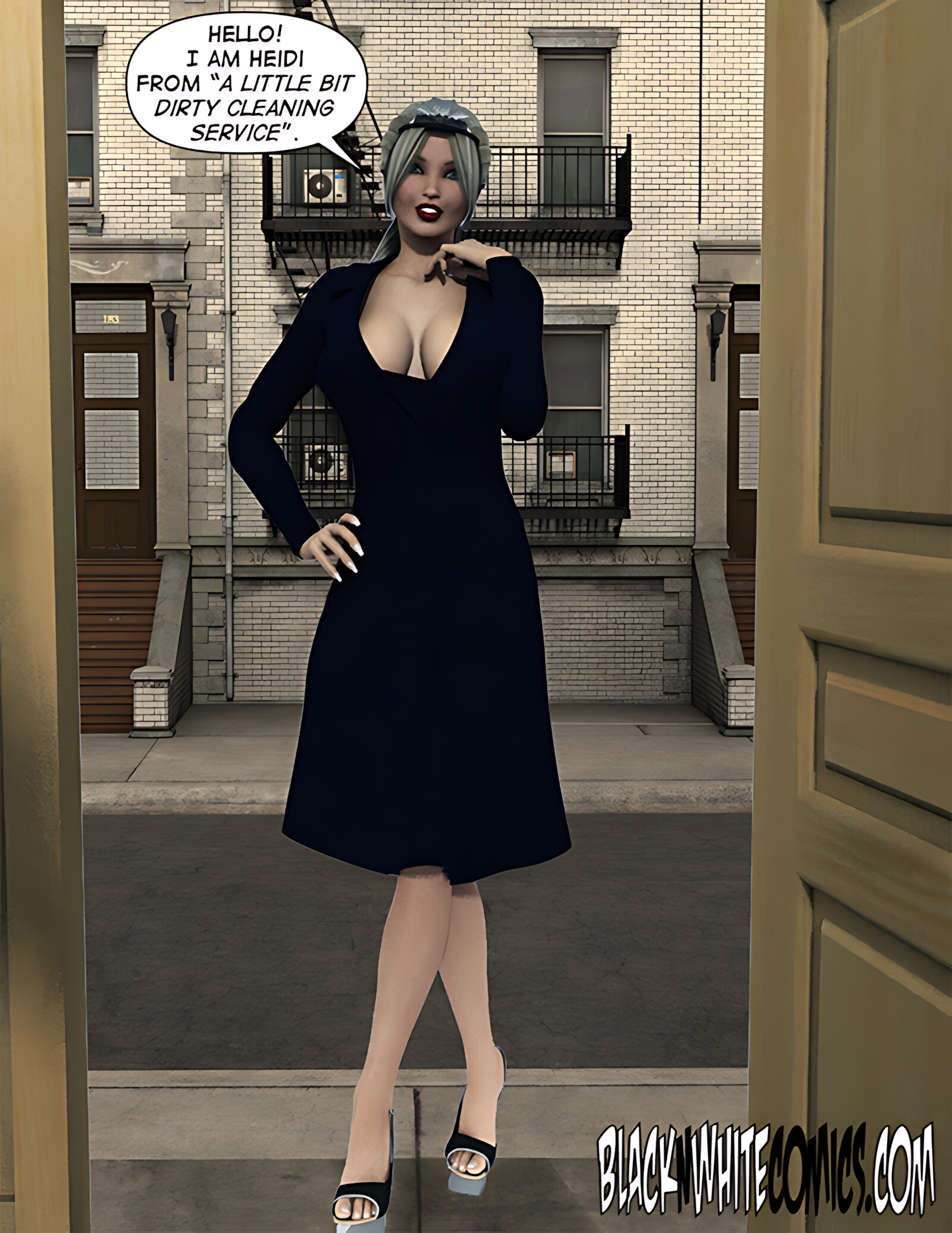 Maid Service [BlackonWhite3D], Maid Service, page 10 of 49