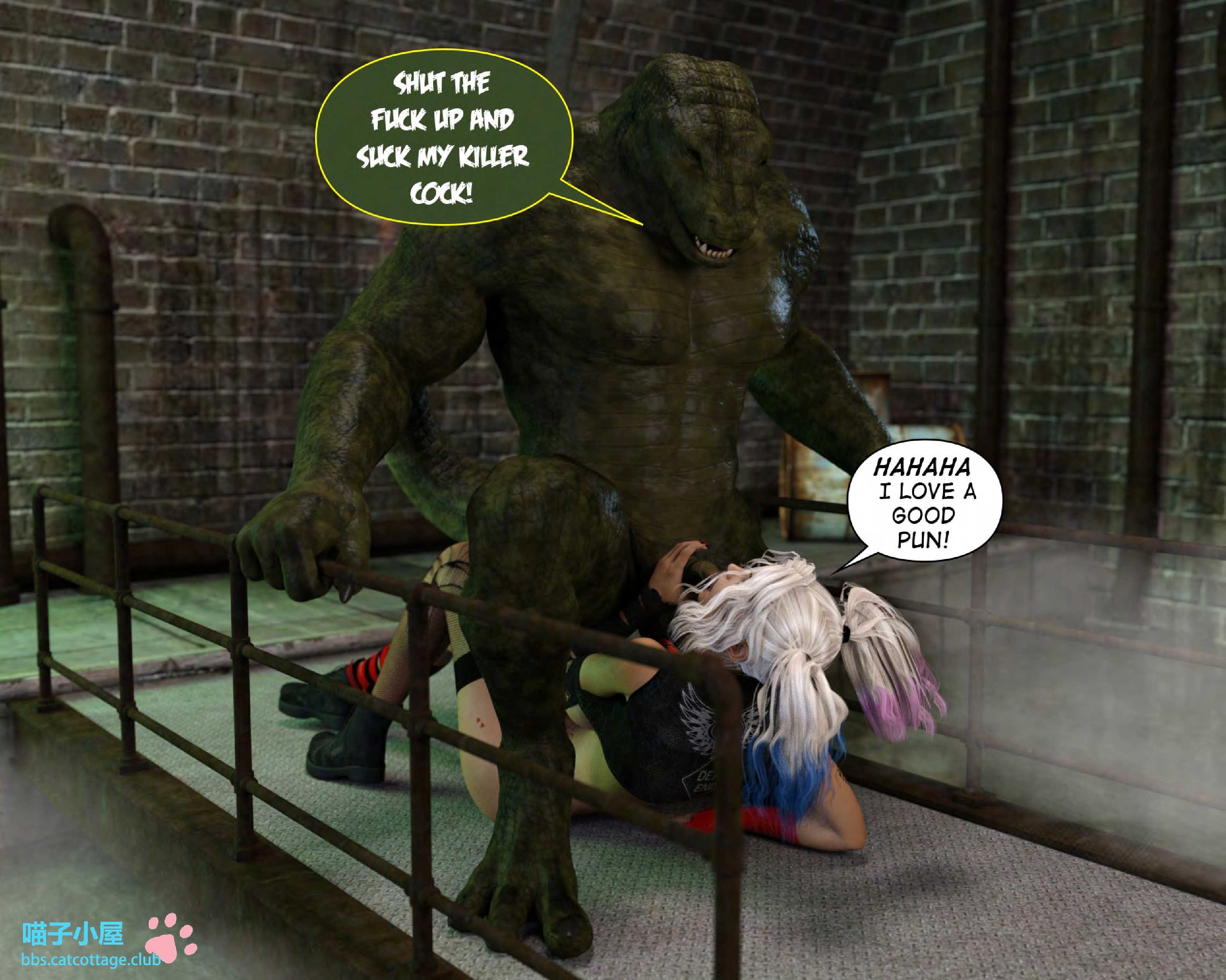 Monster Match Croc in the Sewer [RedRobot3D], Monster Match Croc in the Sewer, page 62 of 71
