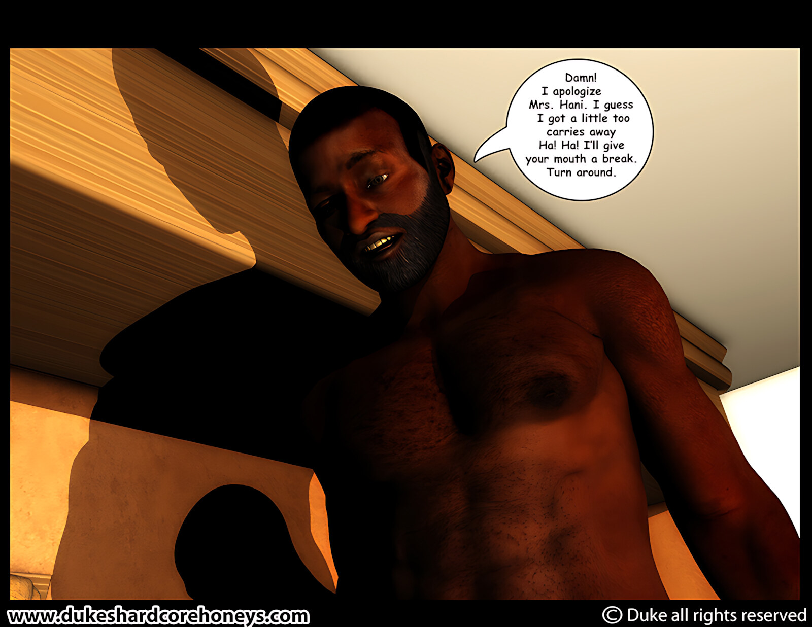Mrs. Hani 3D [DukeHardcoreHoney], Mrs. Hani 3D 8, page 9 of 32