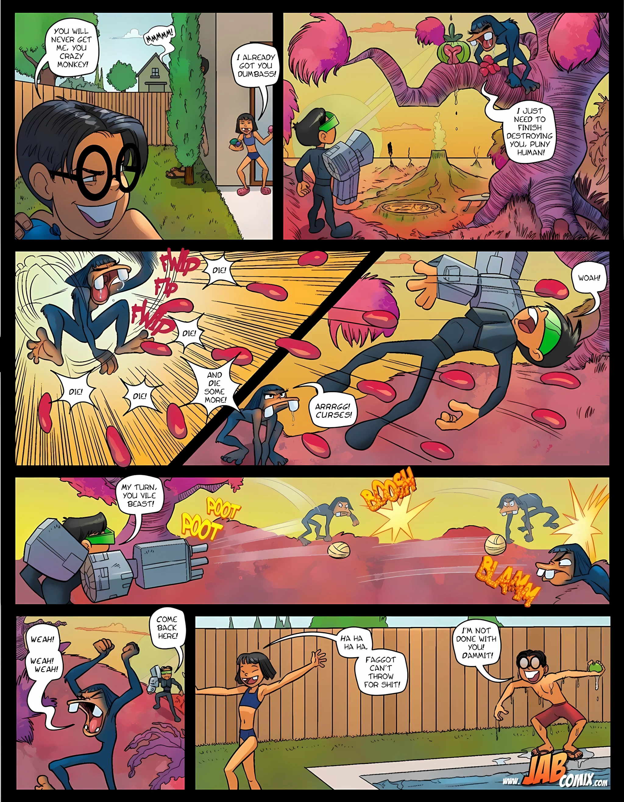 My Hot Ass Neighbor [JABComix], 7 . My Hot Ass Neighbor - Pool Party Part 1 - Chapter 7, page 16 of 22