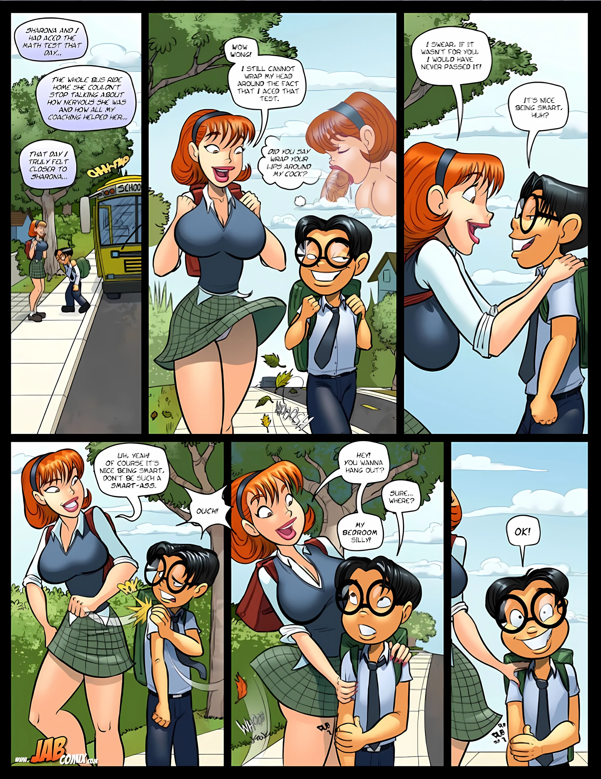 My Hot Ass Neighbor [JABComix], 5 . My Hot Ass Neighbor - Taking a Peek - Chapter 5, page 2 of 22