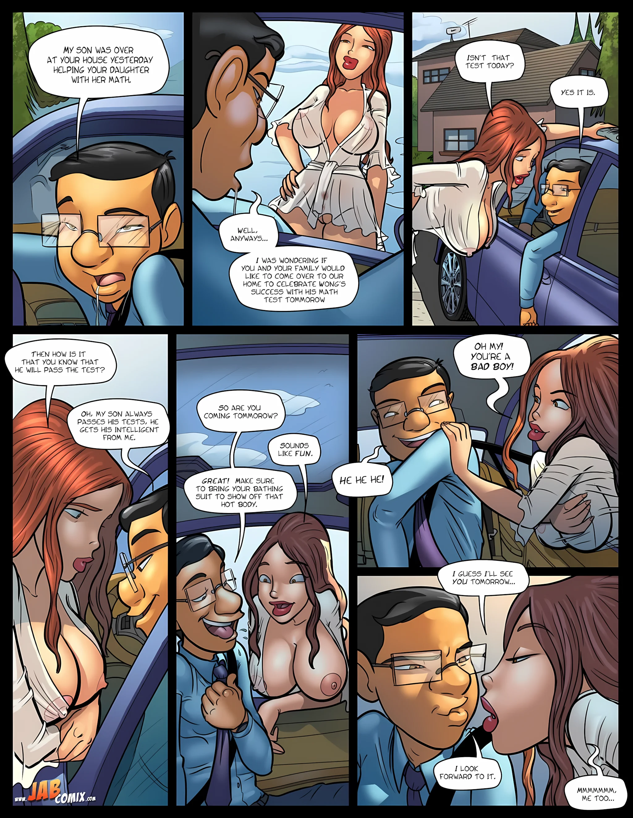 My Hot Ass Neighbor [JABComix], 4 . My Hot Ass Neighbor - Getting Ready - Chapter 4, page 7 of 22