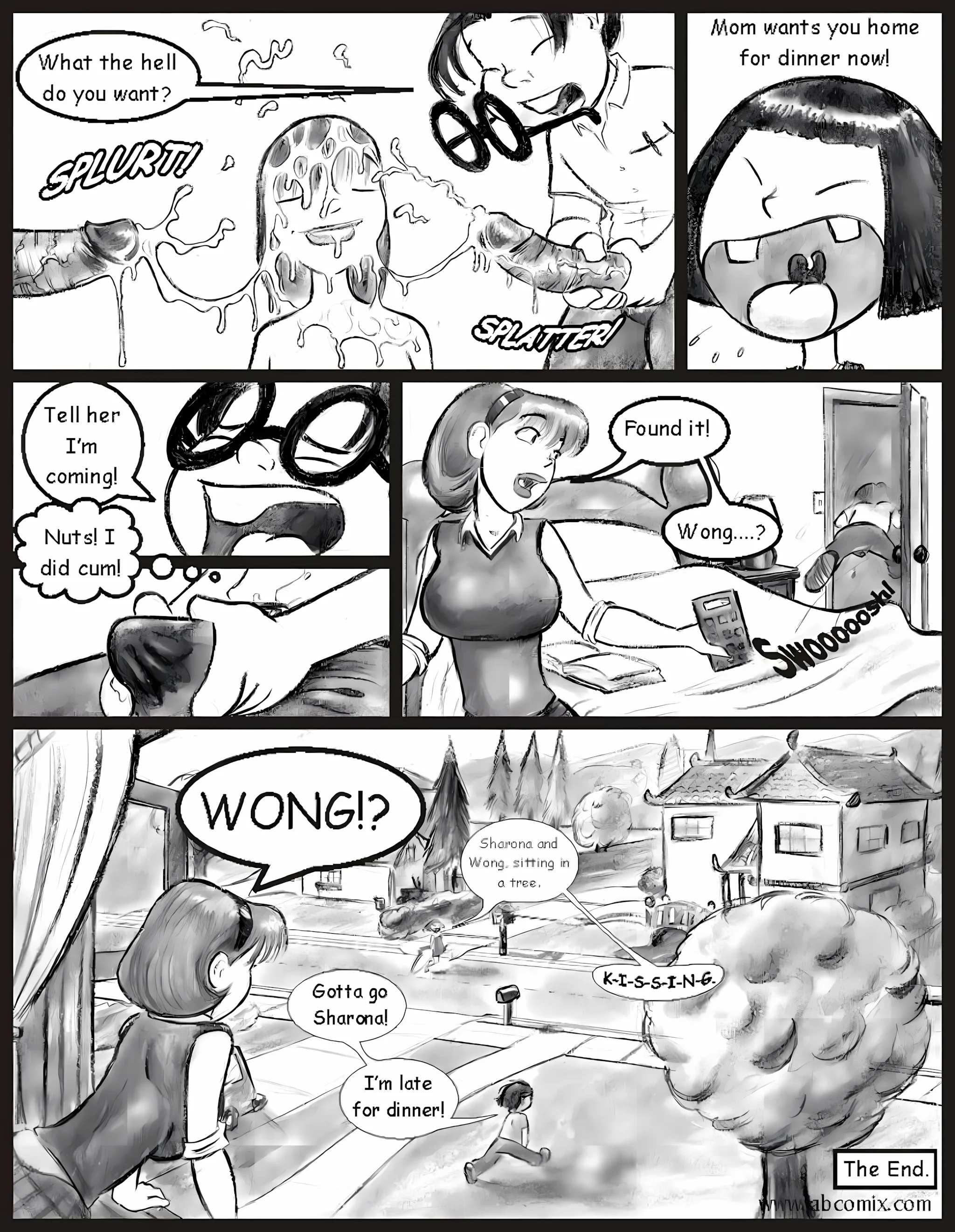 My Hot Ass Neighbor [JABComix], 2 . My Hot Ass Neighbor - Tutoring - Chapter 2, page 14 of 14