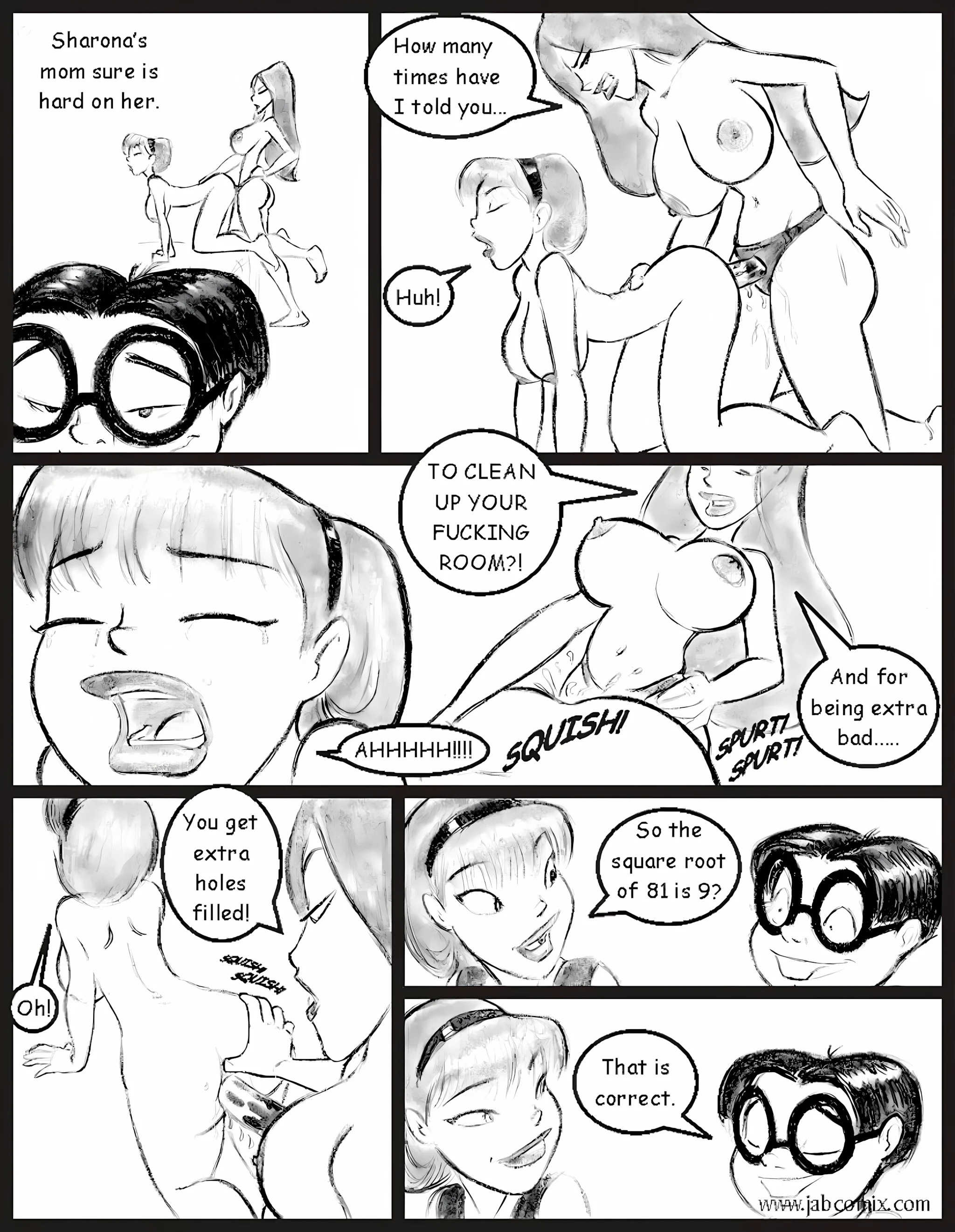My Hot Ass Neighbor [JABComix], 2 . My Hot Ass Neighbor - Tutoring - Chapter 2, page 7 of 14