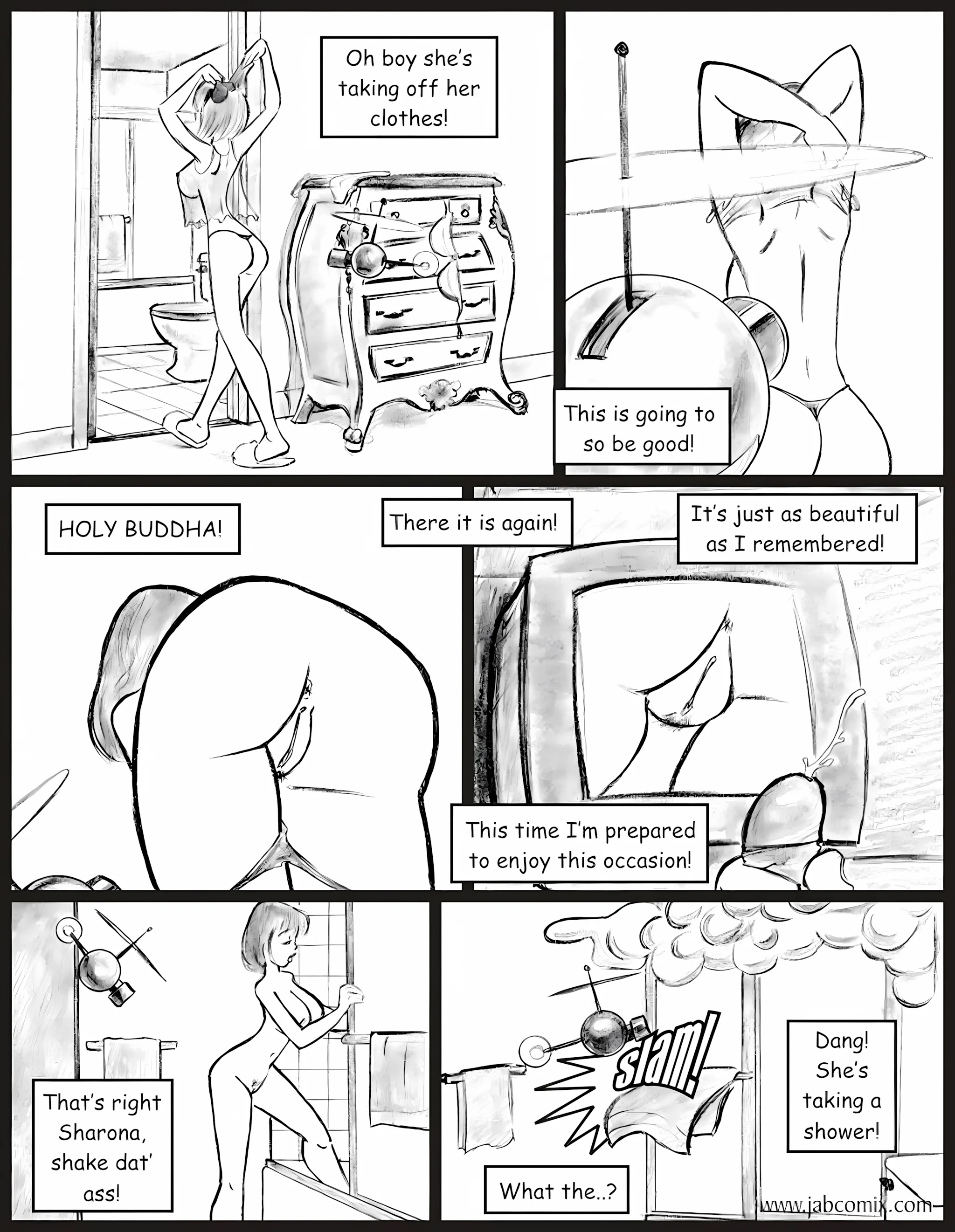 My Hot Ass Neighbor [JABComix], 1 . My Hot Ass Neighbor - The Girl Next Door - Chapter 1, page 5 of 13