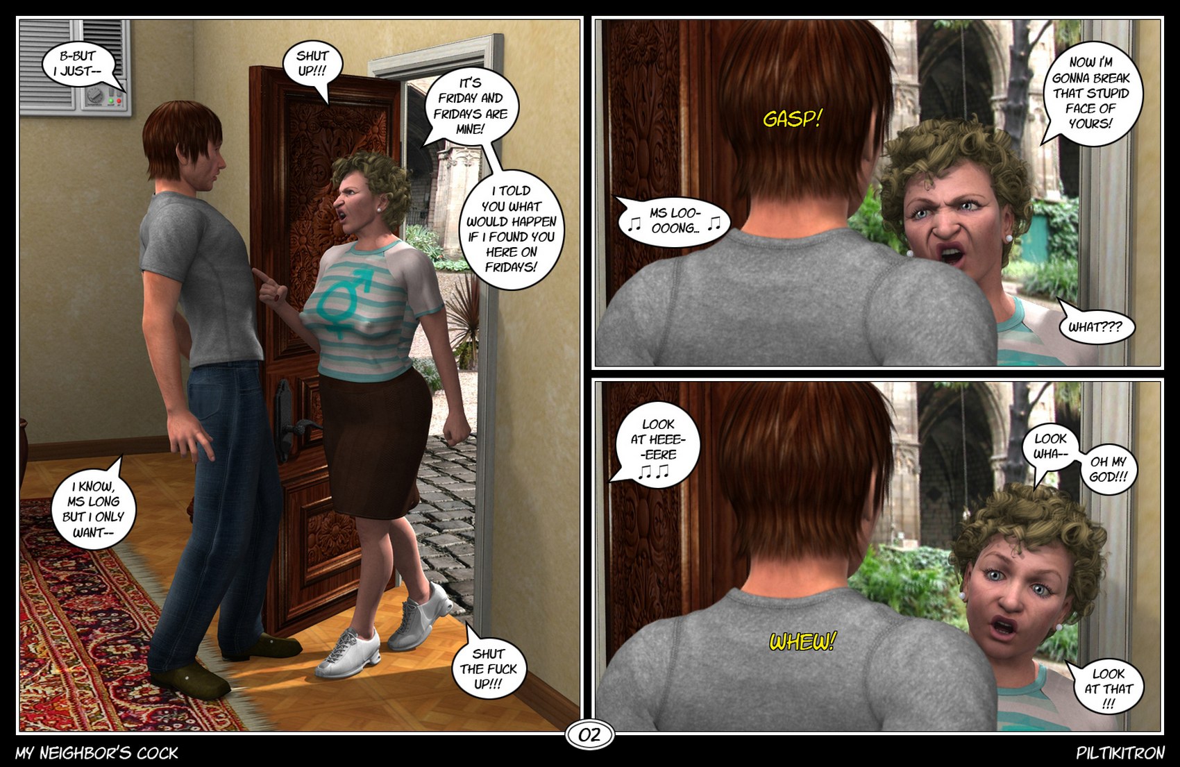 My Neighbor’s Cock (Scat) [Piltikitron], My Neighbor’s Cock (Scat), page 3 of 44