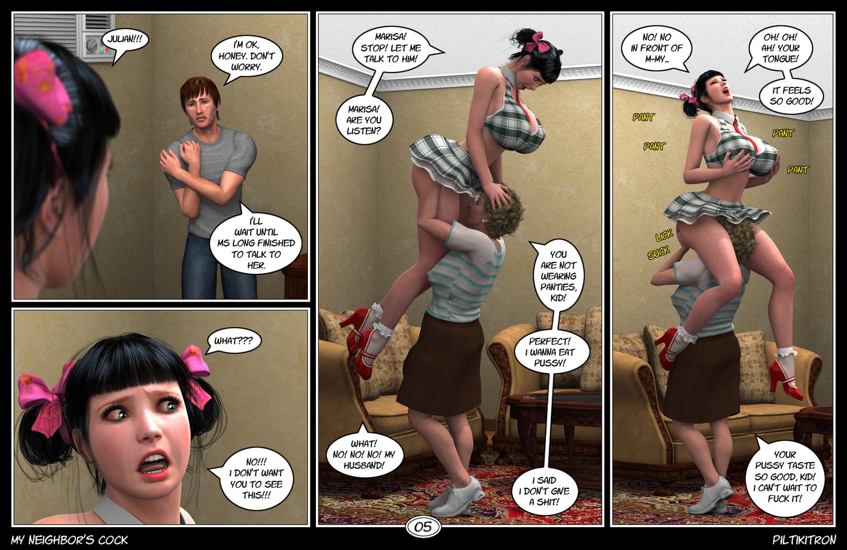 My Neighbor’s Cock (Scat) [Piltikitron], My Neighbor’s Cock (Scat), page 6 of 44