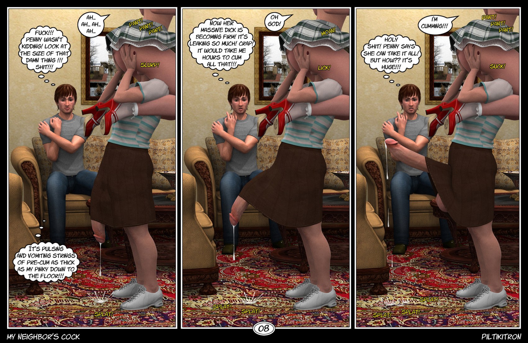 My Neighbor’s Cock (Scat) [Piltikitron], My Neighbor’s Cock (Scat), page 9 of 44